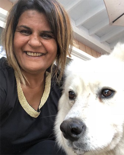 saima-with-dog